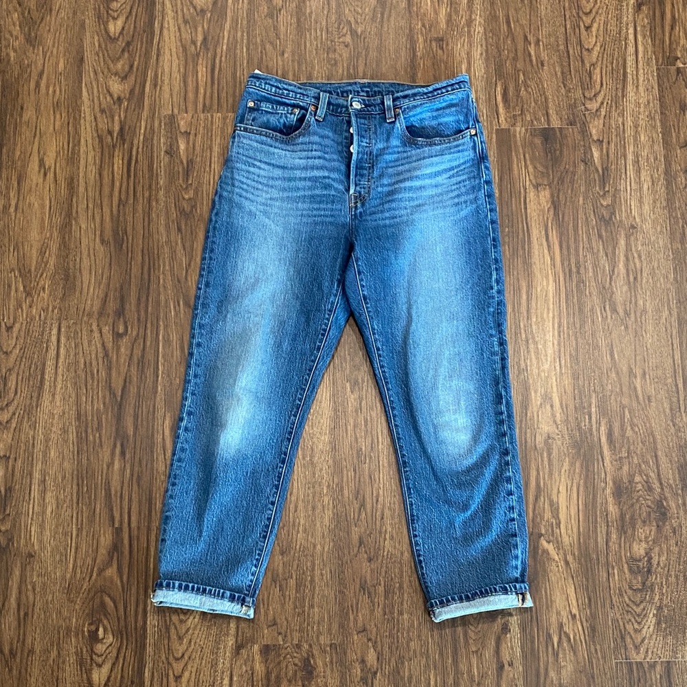 Levi's Blue Straight Leg Women's Jeans